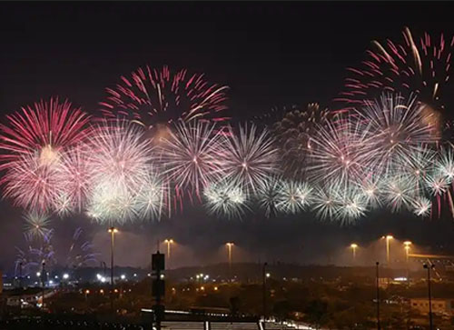 罗城焰火晚会